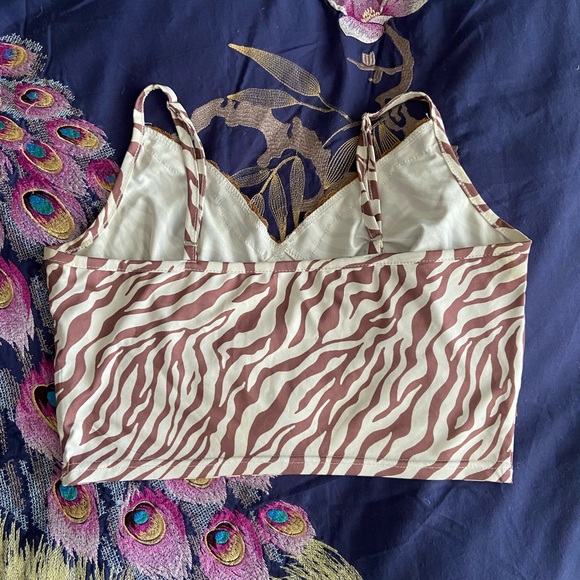 Zebra lace cami top - Picture 5 of 6